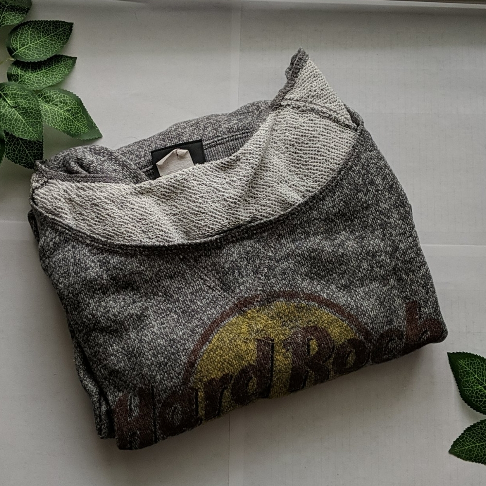 Hard Rock Pittsburgh Sweatshirt Off Shoulder M10